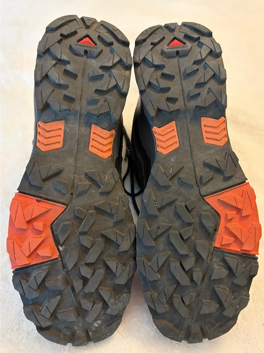 Men's Salomon X Ultra 5 Mid GTX GORE-TEX Hiking Boots 11.5 Grey/Black/Orange